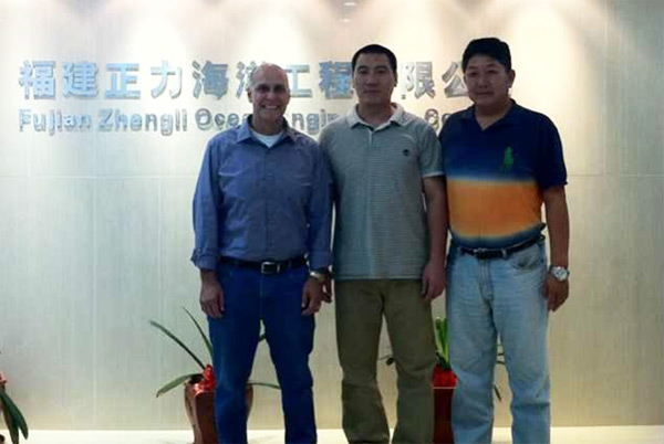 美国泰克曼集团（TEICHMAN GROUP）代表前来公司访问并达成亚太海域战略合作伙伴关系