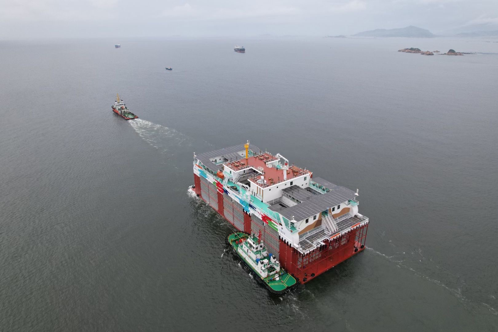 服务海上粮仓建设，助力海洋经济发展--正力海工完成“闽投1号”拖带及安装